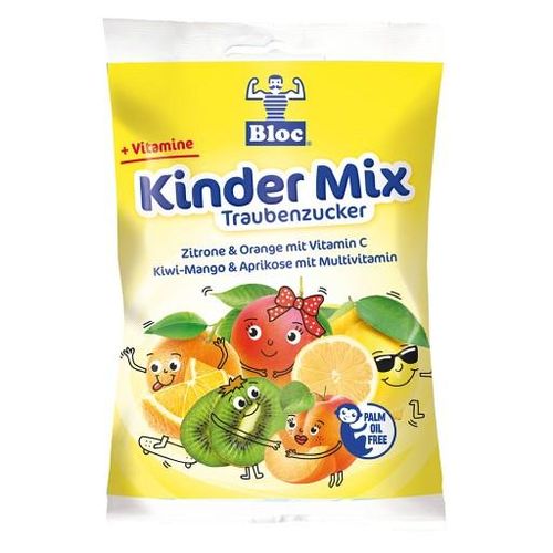 BLOC Kinder Traubenzucker versch.Geschmacksr.Btl. 75 g