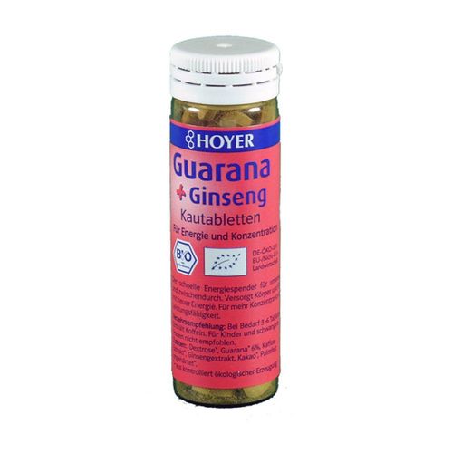 HOYER Guarana & Ginseng Kautabletten 60 St