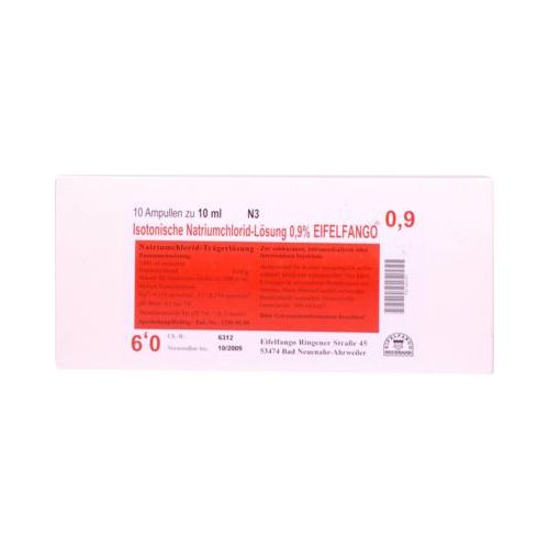 ISOTONISCHE NaCl Lösung 0,9% Eifelfango Inj.-Lsg. 10X10 ml