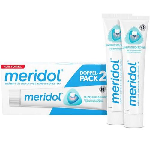 meridol 2x 75ml Zahnfleischschutz Zahnpasta bei Zahnfleischbluten 2X75 ml