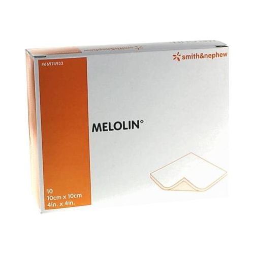 MELOLIN 10x10 cm Wundauflagen steril 10 St