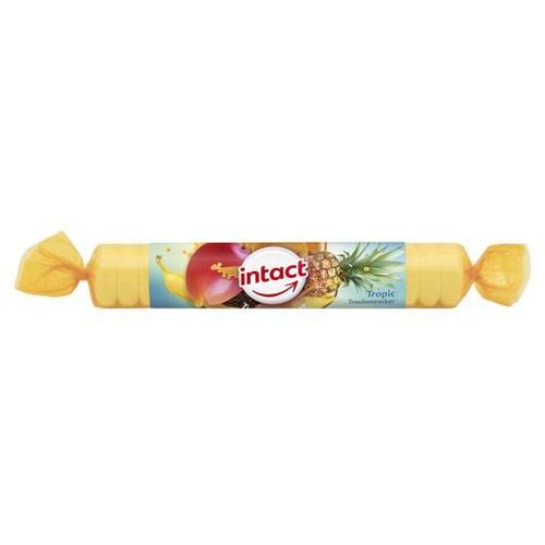 INTACT Traubenzucker Rolle Tropic 40 g