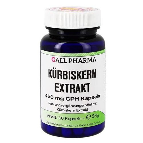 KÜRBISKERN EXTRAKT 450 mg GPH Kapseln 60 St