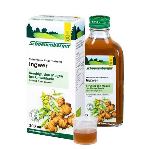 Schoenenberger Naturreiner Pflanzentrunk Ingwer 200 ml