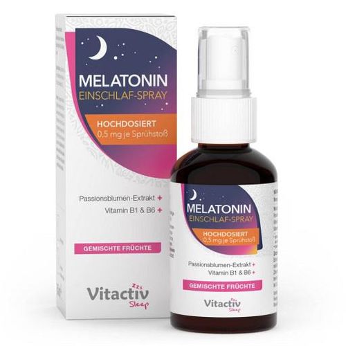 MELATONIN EINSCHLAF-SPRAY gemischte Früchte 50 ml