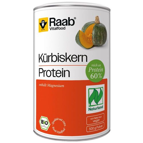 RAAB Vitalfood Kürbiskern Protein Pulver 500 g