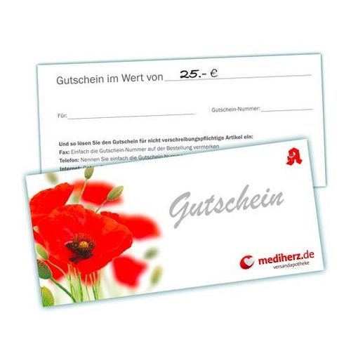 Geschenk-Gutschein 25,00 Euro 1 St