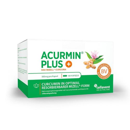 Acurmin PLUS - Mizell Kurkuma Kapseln 180 St