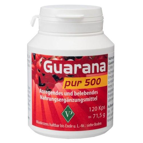 GUARANA PUR 500 Kapseln 120 St