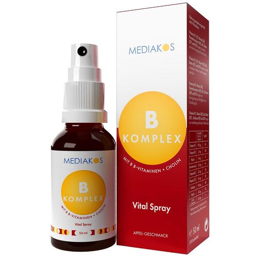 VITAMIN B KOMPLEX Mediakos Vital Spray vegan 50 ml