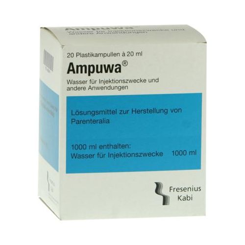 AMPUWA Plastikampullen Injektions-/Infusionslsg. 20X20 ml