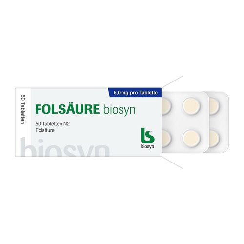 FOLSÄURE BIOSYN Tabletten 50 St