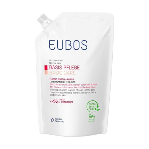 EUBOS BASIS PFLEGE FLÜSSIG WASCH + DUSCH Nachfüllbeutel 400 ml