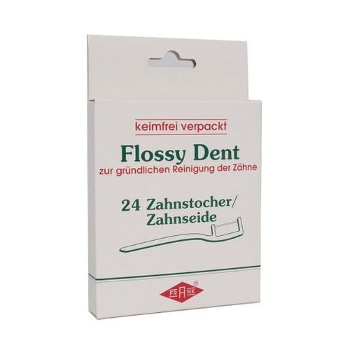 FLOSSY DENT Zahnseide/Zahnstocher 24 St
