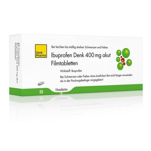 IBUPROFEN Denk 400 mg akut Filmtabletten 20 St