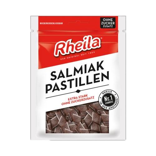 RHEILA Salmiak Pastillen zuckerfrei 90 g