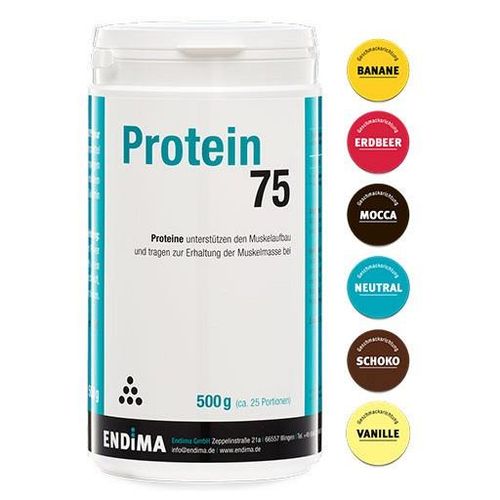 PROTEIN 75 Erdbeer Pulver 500 g