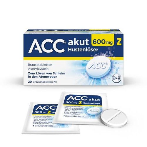 ACC akut 600 Z Hustenlöser Brausetabletten 20 St