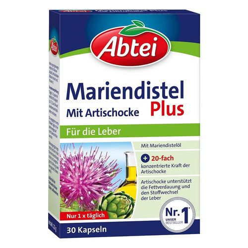 Abtei Mariendistel Plus Mit Artischocke Kapseln 30 St