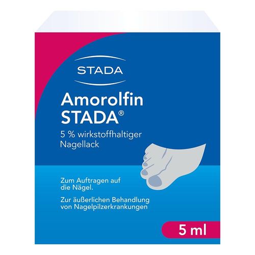 Amorolfin STADA 5% wirkstoffhaltiger Nagellack bei Nagelpilz 5 ml
