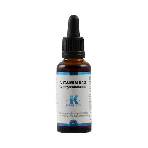 VITAMIN B12 METHYLCOBALAMIN KLEAN LABS flüssig 30 ml