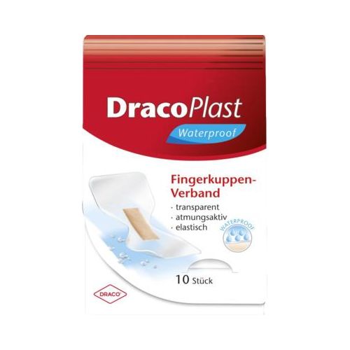 DRACOPLAST waterproof Fingerkuppenpflaster 10 St