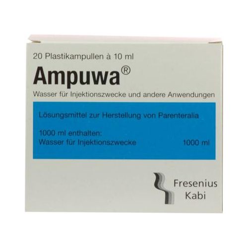 AMPUWA Plastikampullen Injektions-/Infusionslsg. 20X10 ml