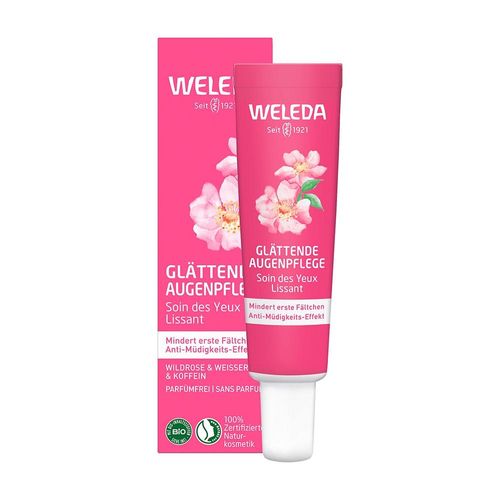 WELEDA glättende Augenpflege Wildrose & weißer Tee 12 ml