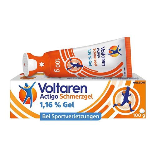 Voltaren Actigo Schmerzgel mit 1% Diclofenac, Schmerzlinderung 100 g