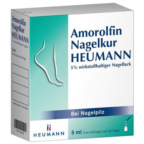 Amorolfin Nagelkur HEUMANN 5% wirkstoffhaltiger Nagellack 5 ml