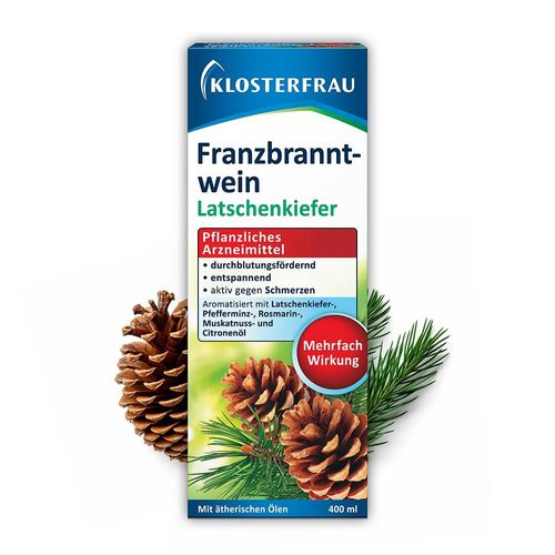 KLOSTERFRAU Franzbranntwein Latschenk.Dosierfl. 400 ml