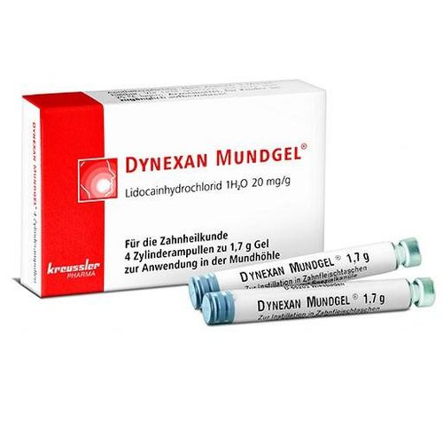 DYNEXAN Mundgel Zylinderampullen 4X1.7 g