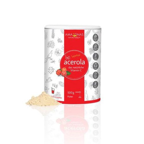 ACEROLA 100% Bio Pur natürliches Vit.C Pulver 500 g