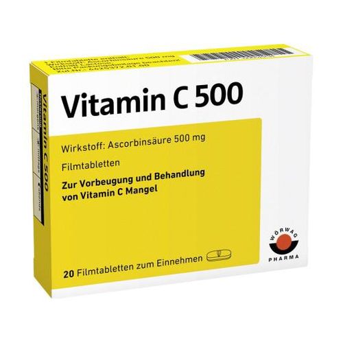 VITAMIN C 500 mg Filmtabletten 20 St