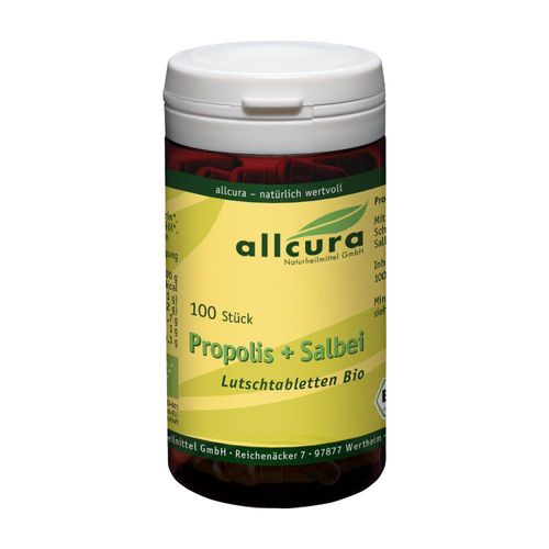 PROPOLIS SALBEI Lutschtabletten Bio 100 St