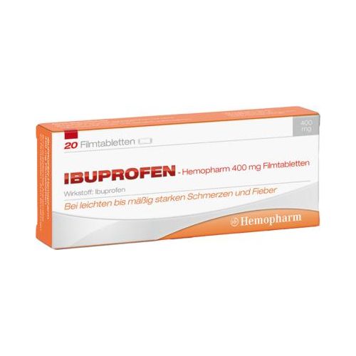 IBUPROFEN Hemopharm 400 mg Filmtabletten 20 St