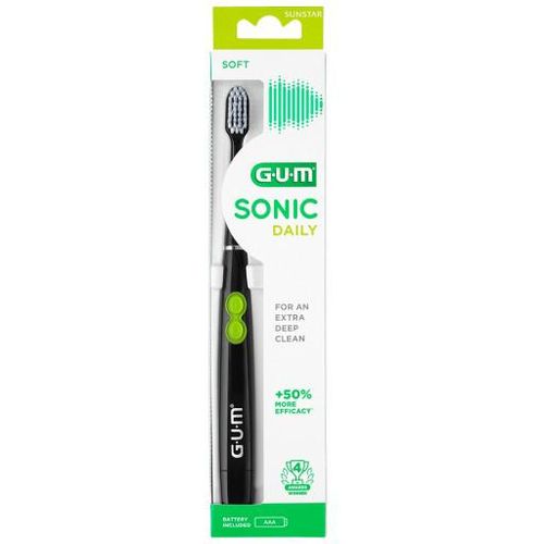 GUM SONIC DAILY Schallzahnbürste schwarz 1 St