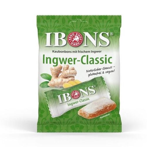 IBONS Ingwer Classic Tüte Kaubonbons 92 g