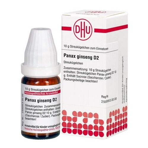 PANAX GINSENG D 2 Globuli 10 g