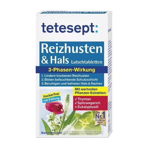 TETESEPT Reizhusten & Hals Lutschtabletten 20 St