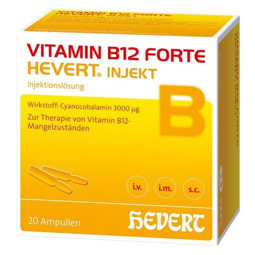 Vitamin B12 forte Hevert Injekt Ampullen 20X2 ml