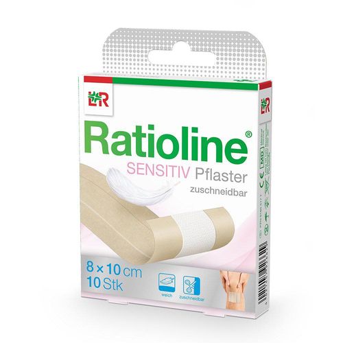 RATIOLINE sensitive Wundschnellverband 8 cmx1 m 1 St