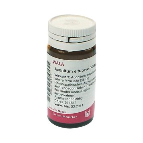 ACONITUM E tubere D 6 Globuli 20 g