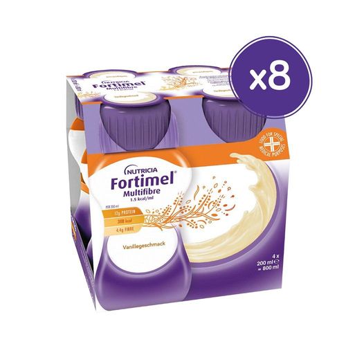 FORTIMEL Multifibre 1.5 kcal Vanillegeschmack 32X200 ml