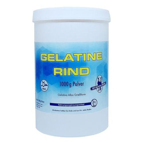 GELATINE RIND Pulver Halal 1000 g