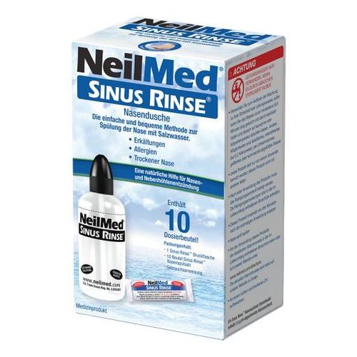 NEILMED Sinus Rinse Nasendusche+10 Btl.Spülsalz 1 P