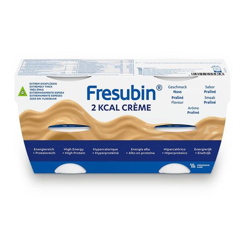 Fresubin 2 kcal Creme Praline - Pudding & Aufbaunahrung 4X125 g