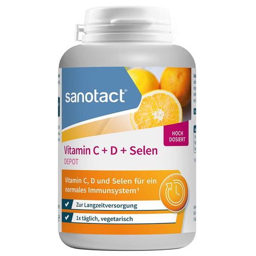 SANOTACT Vitamin C+D+Selen Tabletten 180 St