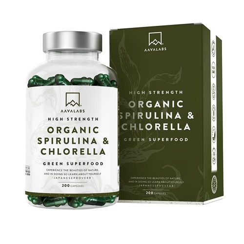 AAVALABS Spirulina & Chlorella Komplex vegan Kaps. 200 St