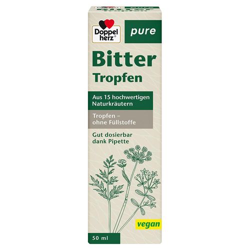 DOPPELHERZ Bitter Tropfen pure 50 ml
